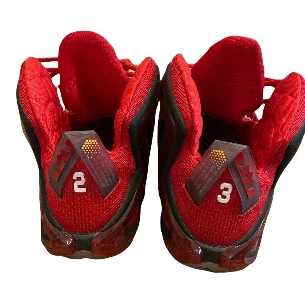 Nike | Nike LeBron xii 12 Elite University Red Team Sneakers | 10 - Picture 5 of 6